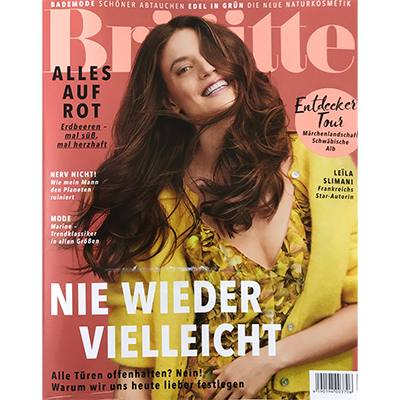 Cover page of Brigitte magazine